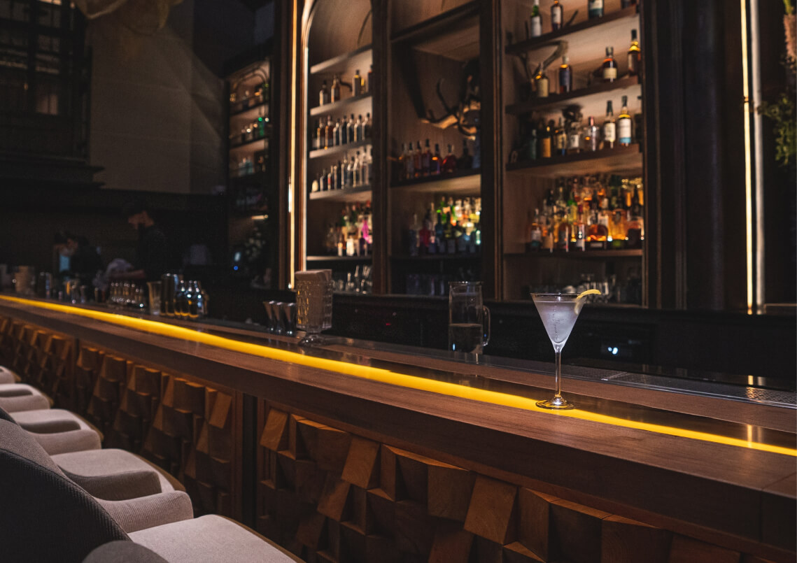 Highend bar interior